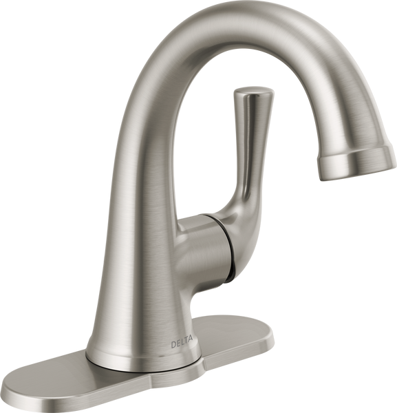 Delta Kayra Single Hole Bathroom Faucet Single Handle Certified Refurbished