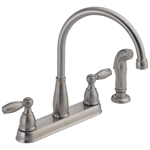 Delta Foundations Kitchen Faucet with Side Sprayer