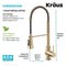 KRAUS Britt 2-in-1 Commercial Style Pull-Down Single Handle Water Filter Kitchen Faucet for Reverse Osmosis or Water Filtration System