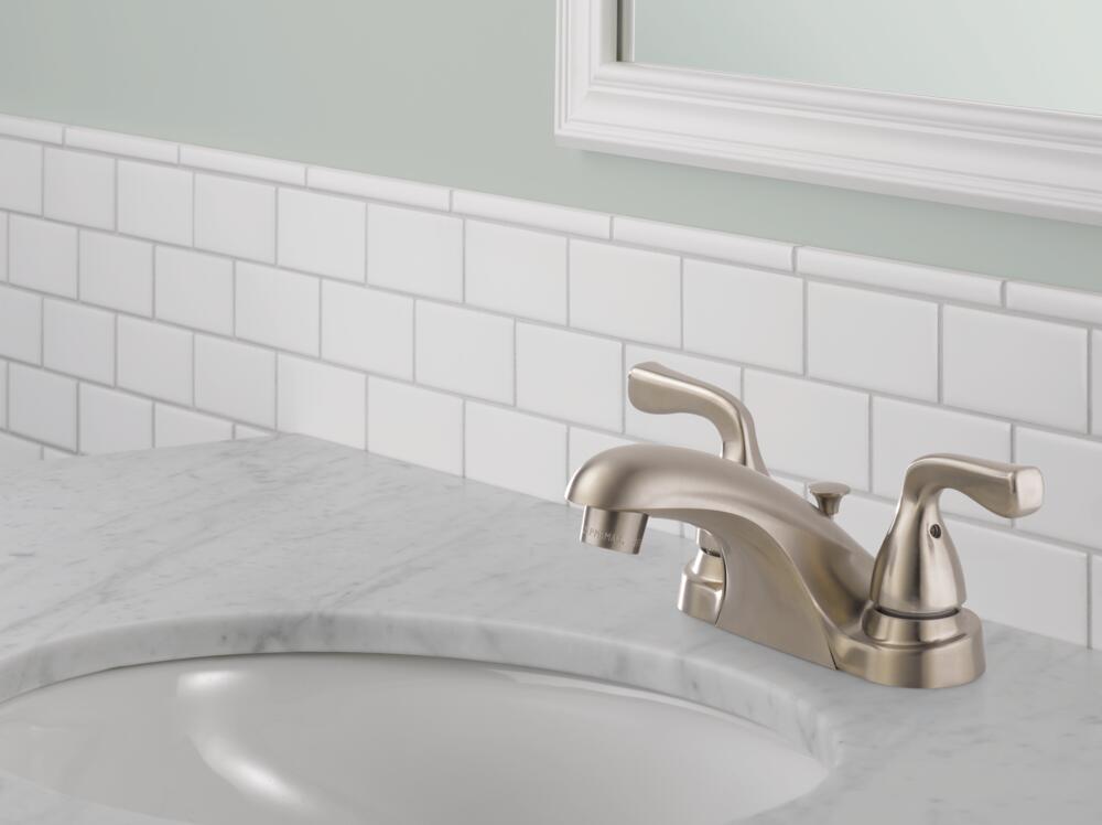 Delta Foundations Centerset Bathroom Sink Faucet Eco-Friendly