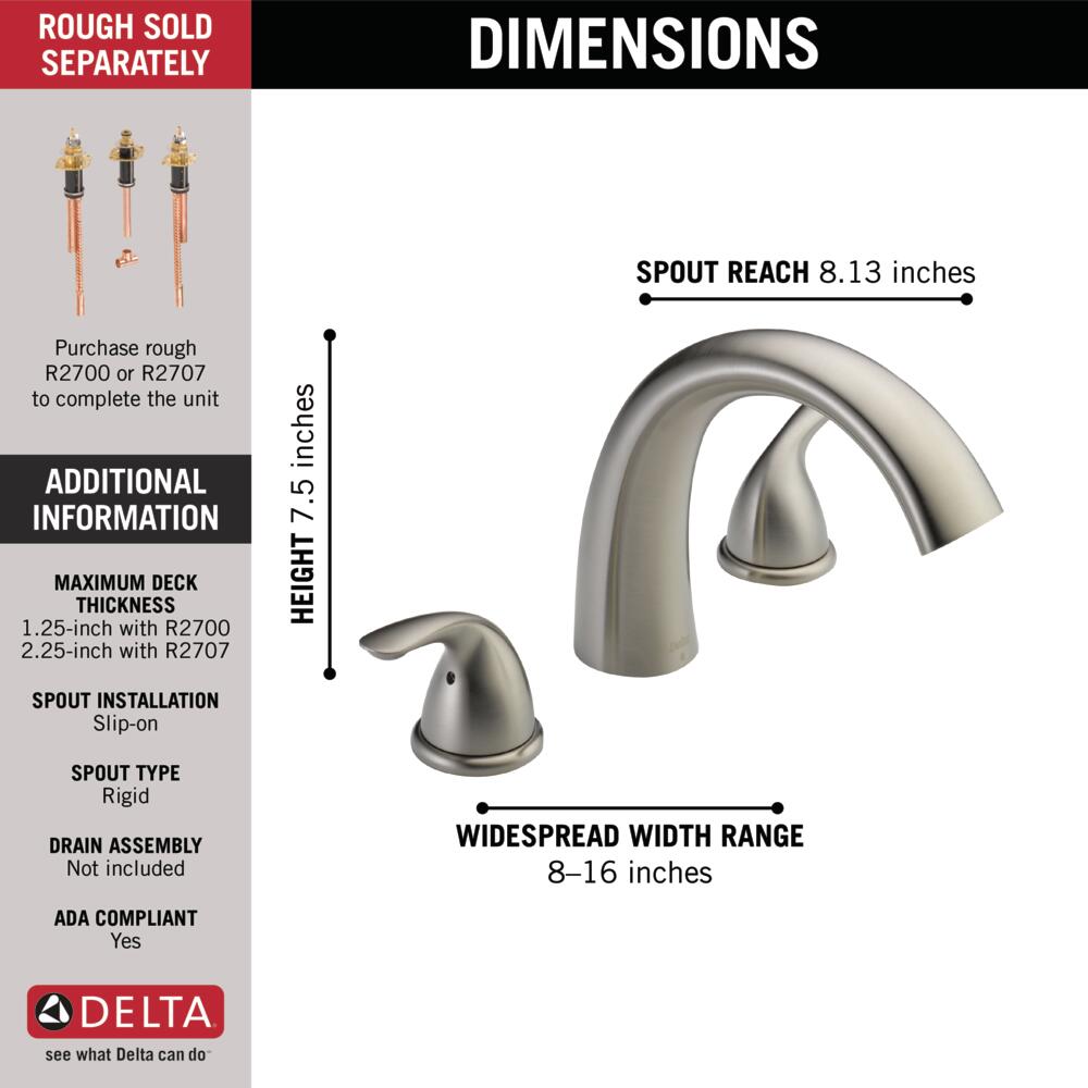 Delta Classic Roman Tub Trim