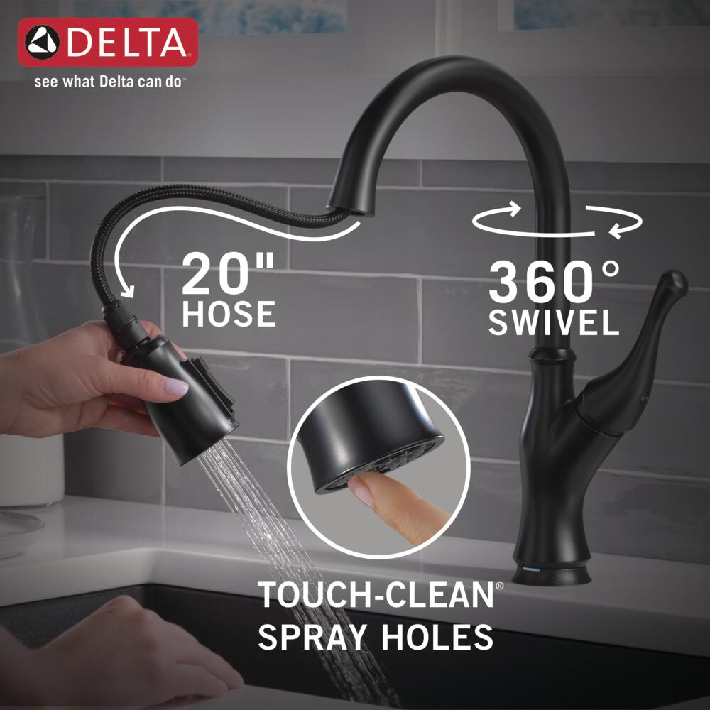 Delta Ophelia Touch2O Pulldown Kitchen Faucet Certified Refurbished