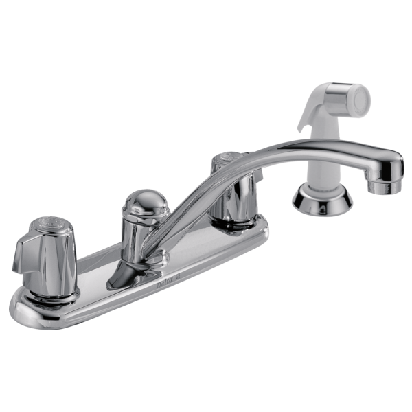 Delta Classic 2-Handle Kitchen Faucet with Spray 1.8 GPM