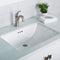 Kraus Elavo 23 in. Rectangular Undermount Porcelain Ceramic Bathroom Sink with Overflow