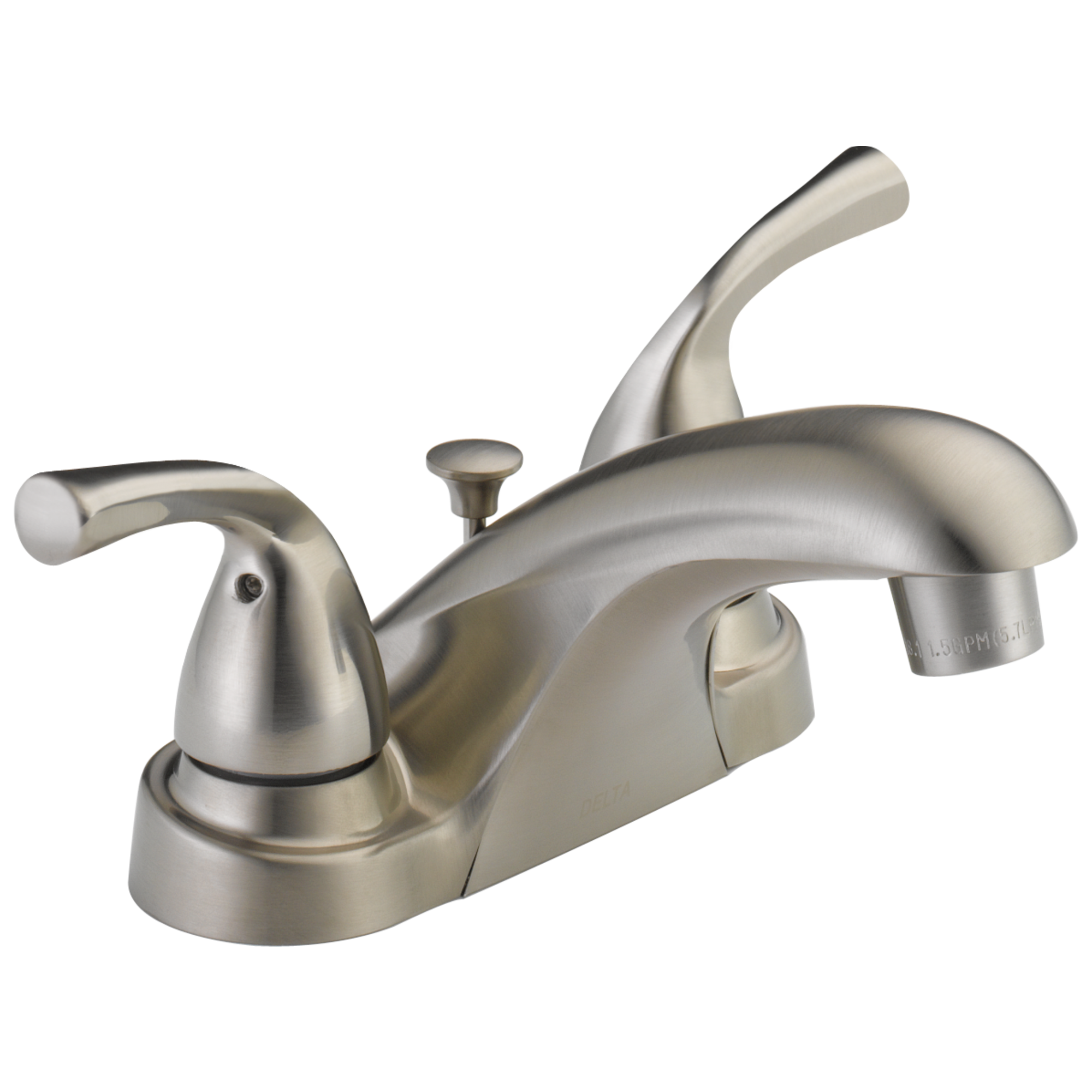 Delta Foundations Two Handle Centerset Bathroom Sink Faucet