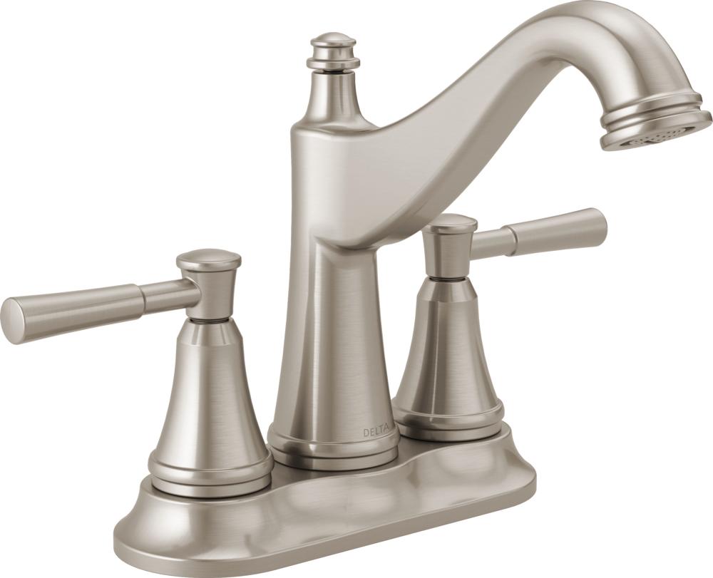 Delta Mylan Two Handle Centerset Bathroom Sink Faucet