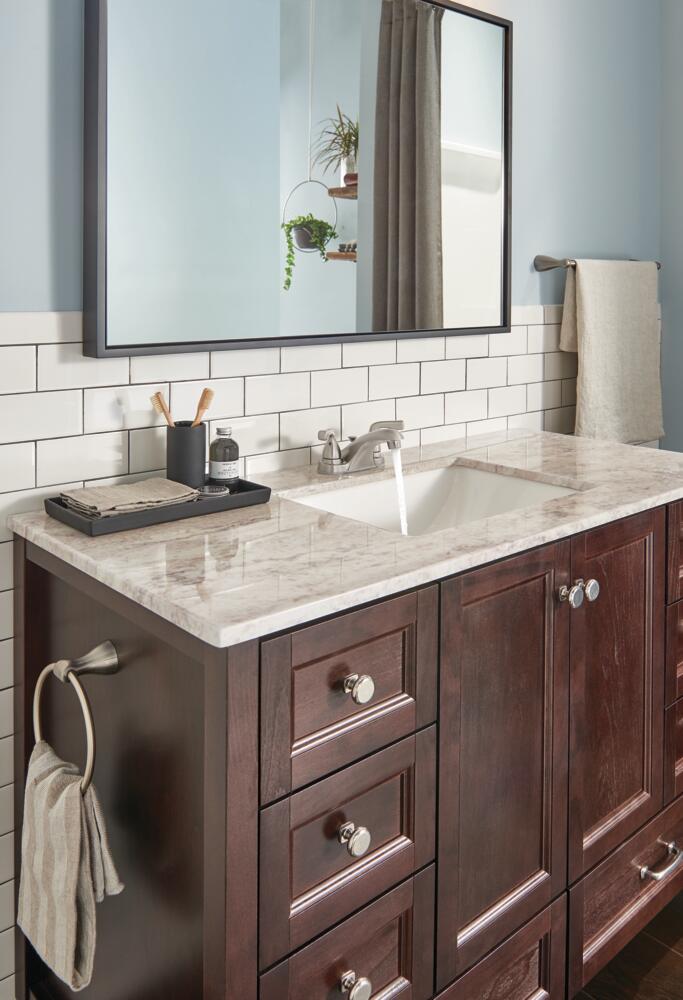 Delta Foundations 2 Handle Centerset Bathroom Faucet Certified Refurbished