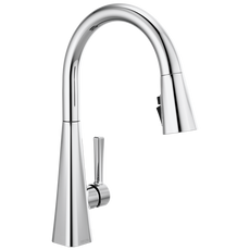 Delta Lenta Pull-Down Kitchen Faucet Single Handle