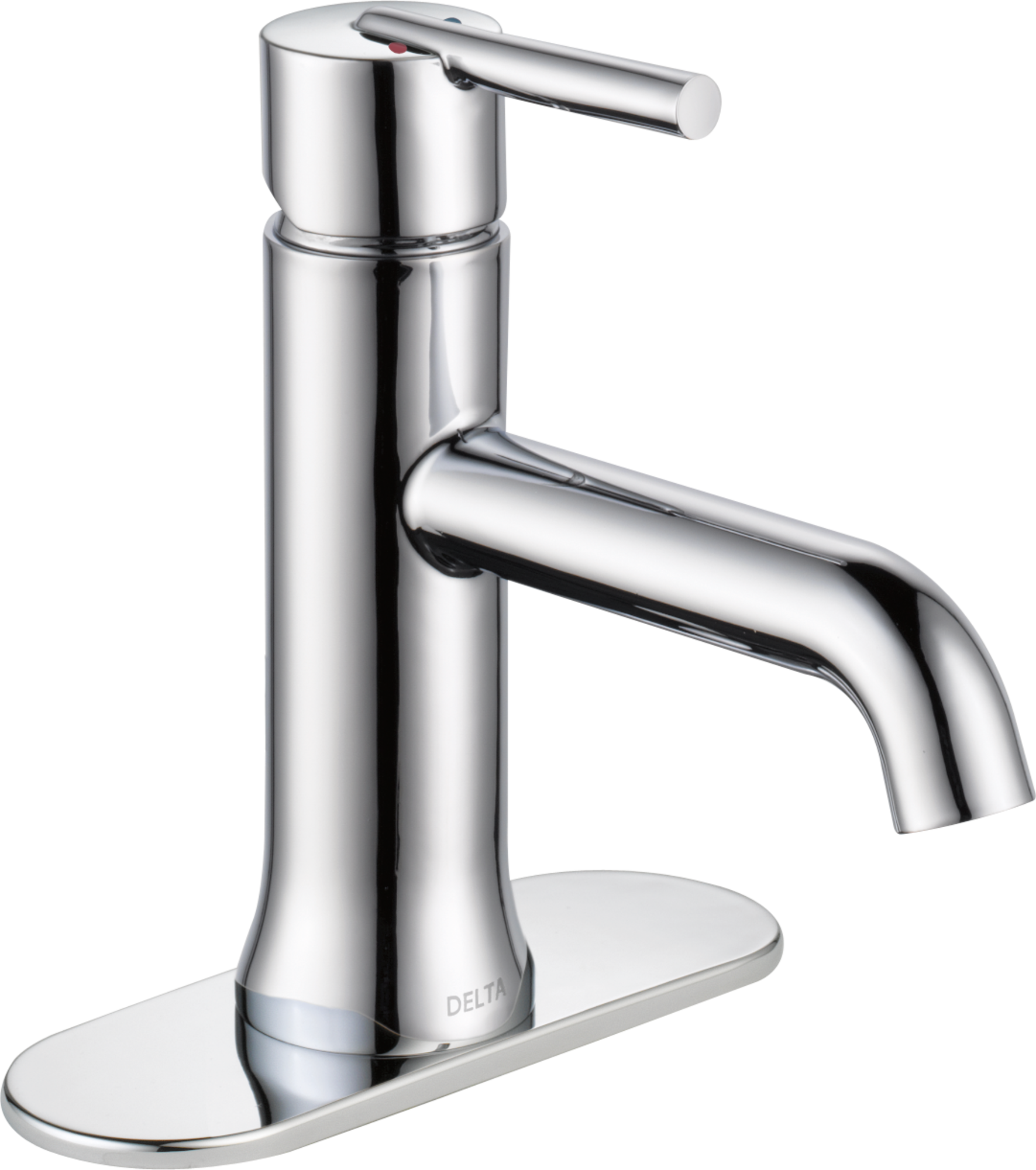 Delta Trinsic Single Handle Bathroom Faucet Less Pop-Up Certified Refurbished