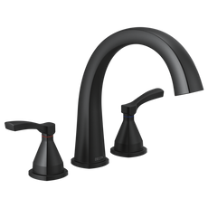 Delta Stryke Two Handle Deck Mount Roman Tub Faucet Trim Kit (Valve Not Included)