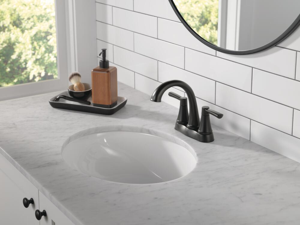 Delta Casara Centerset Bathroom Sink Faucet Two Handle