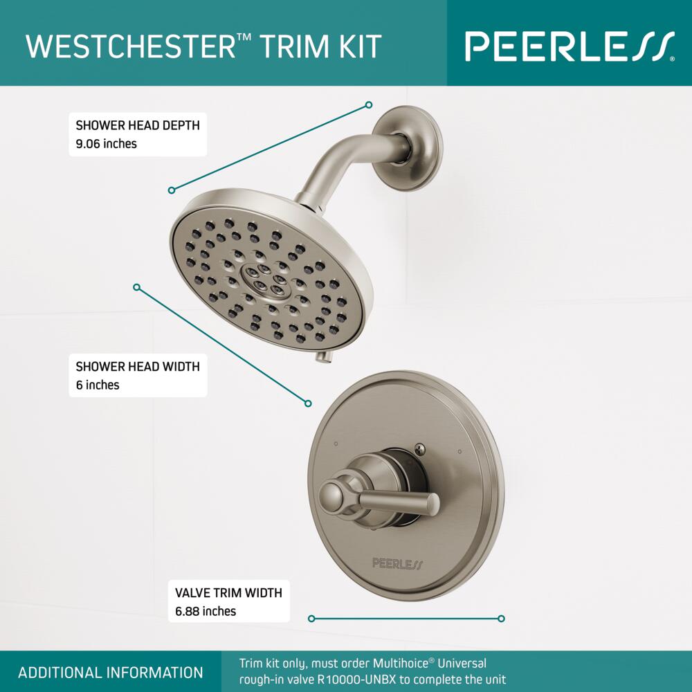 Peerless Westchester Shower Only Trim Single Handle 14 Series