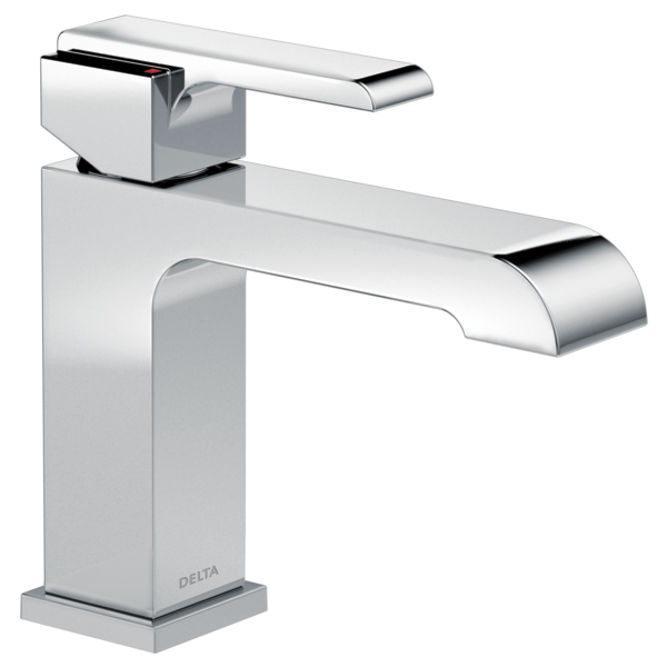 Delta Ara Single Handle Bathroom Faucet without Pop-Up Certified Refurbished