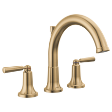 Delta Saylor Two Handle Deck Mount Roman Tub Faucet Trim Kit (Valve Not Included)