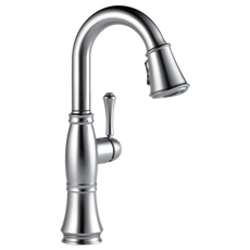 Delta Cassidy Single Handle Pull-Down Bar/Prep Faucet