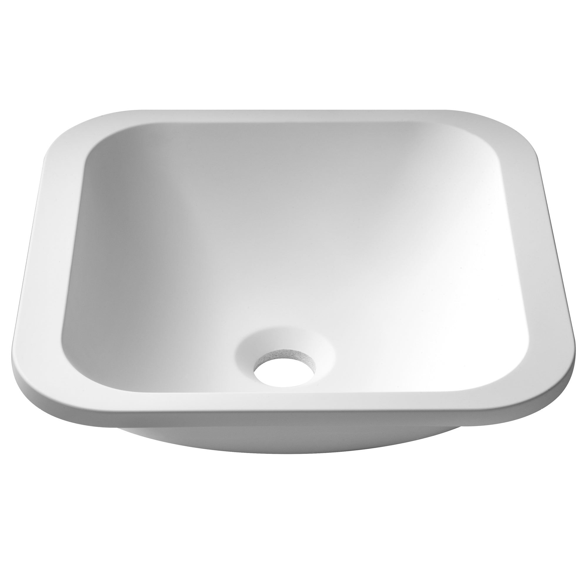 KRAUS Natura Square Undermount Composite Bathroom Sink