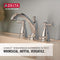 Delta Linden Traditional Two Handle Widespread Bathroom Sink Faucet