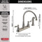 Delta Windemere Two Handle Kitchen Faucet