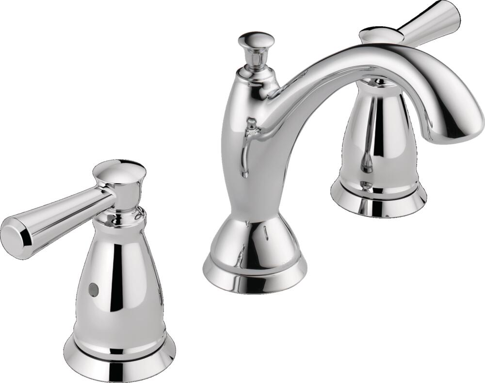 Delta Linden Traditional Two Handle Widespread Bathroom Sink Faucet