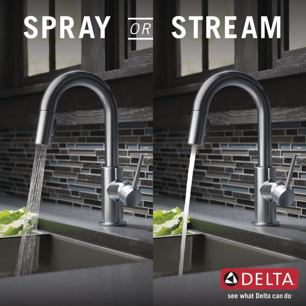 Delta Trinsic Single Handle Pull-Down Bar/Prep Faucet