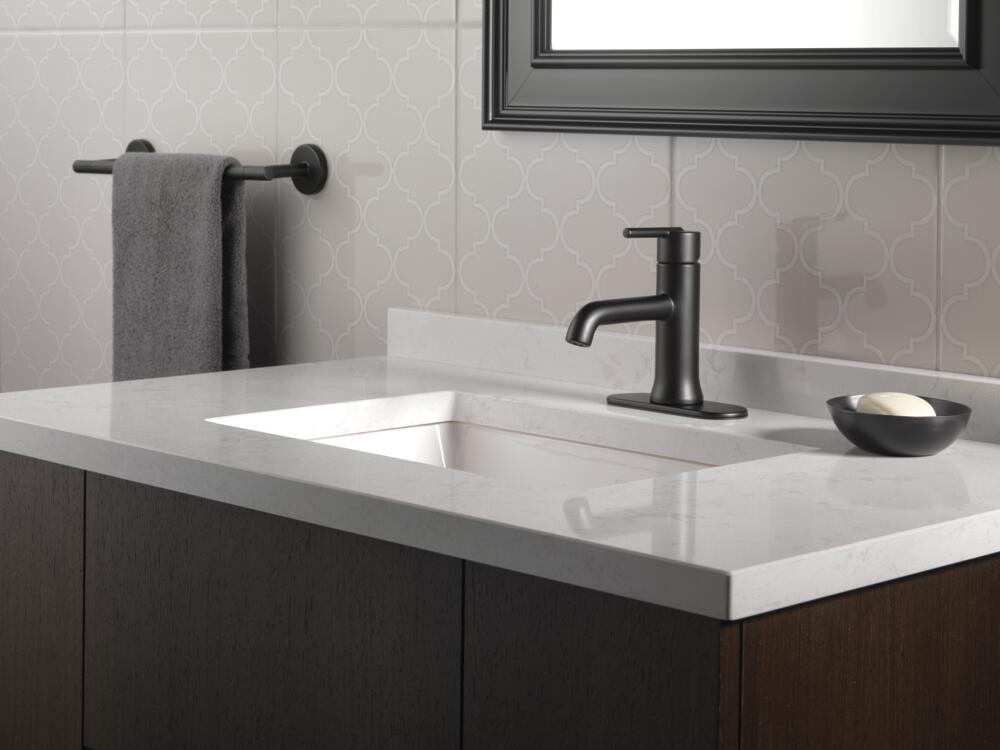 Delta Trinsic Single Handle Single-Hole Bathroom Sink Faucet Certified Refurbished