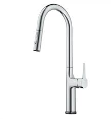 KRAUS Oletto Tall Modern Single Handle Touch Kitchen Sink Faucet with Pull-Down Sprayer