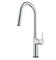 KRAUS Oletto Tall Modern Single Handle Touch Kitchen Sink Faucet with Pull-Down Sprayer