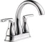 Delta Foundations Two Handle Centerset Bathroom Sink Faucet