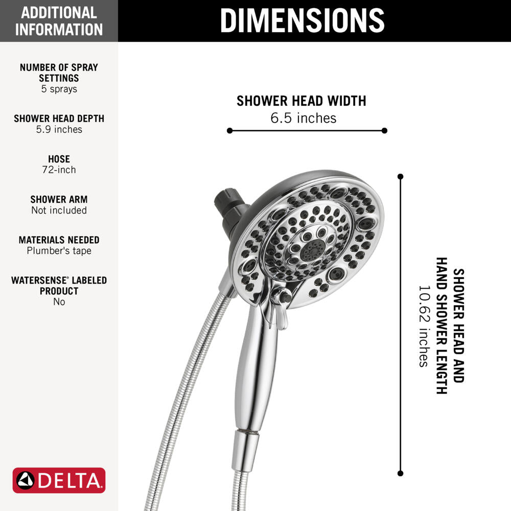 Delta In2ition Handle In2ition 2-in-1 Shower