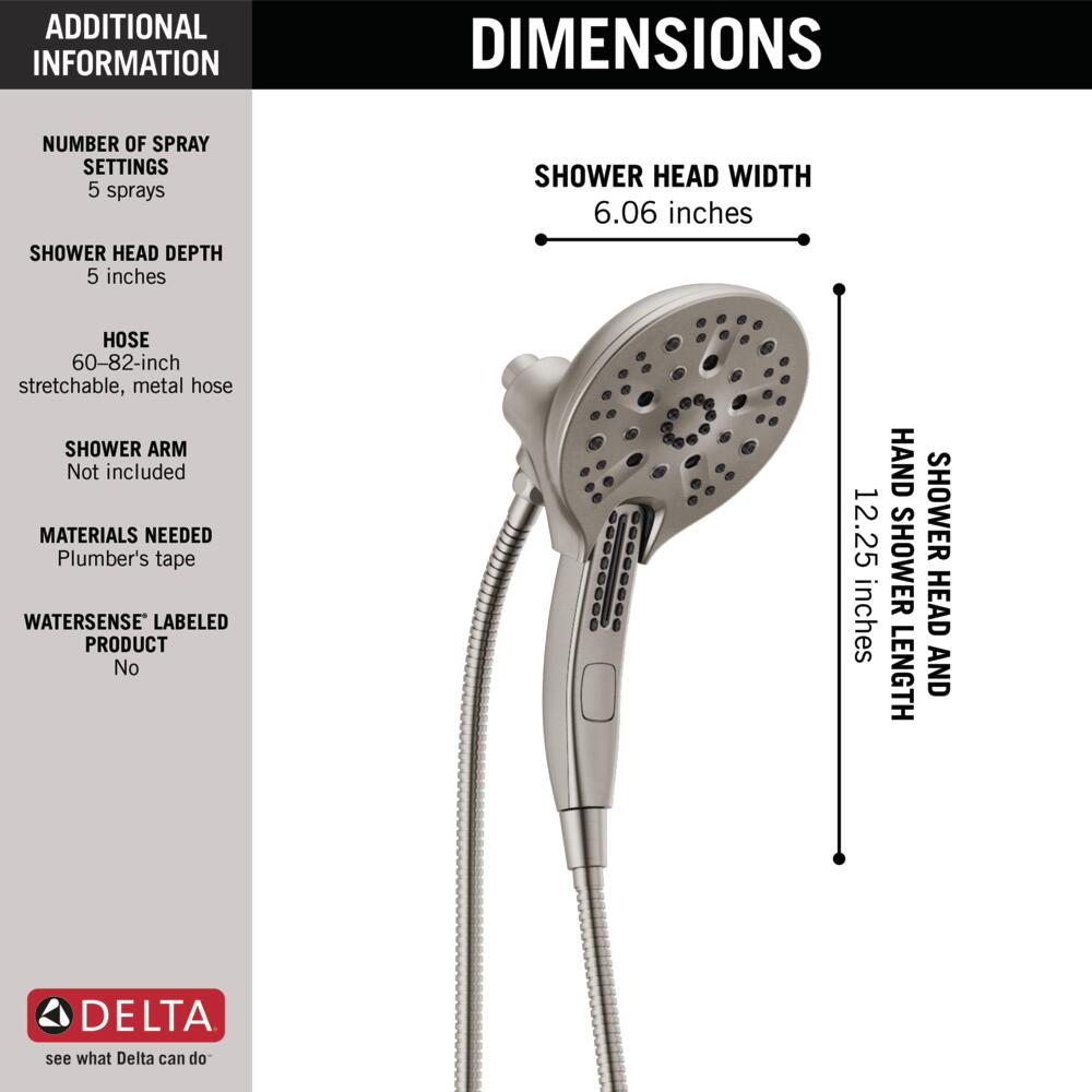 Delta In2ition Handheld Shower Head 5-Setting