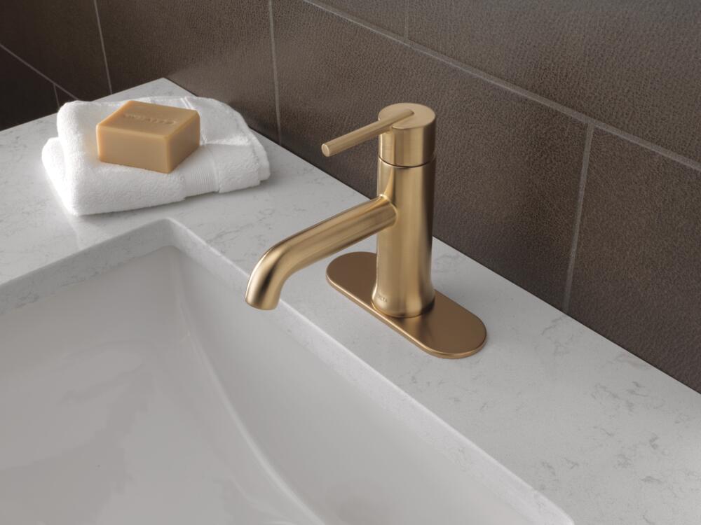 Delta Trinsic Single Handle Single-Hole Bathroom Sink Faucet