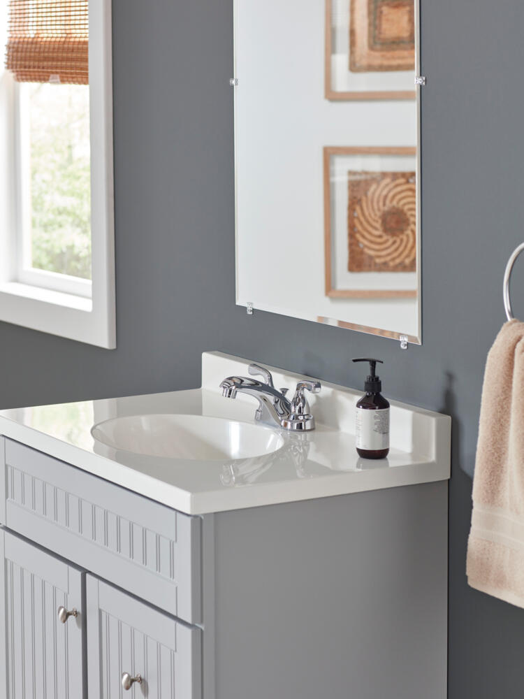 Delta Foundations Centerset Bathroom Sink Faucet Single Handle
