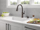 Delta Eldridge Pull-Down Kitchen Faucet with Soap Dispenser