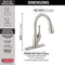 Delta Classic Single Handle Pulldown Kitchen Faucet Certified Refurbished
