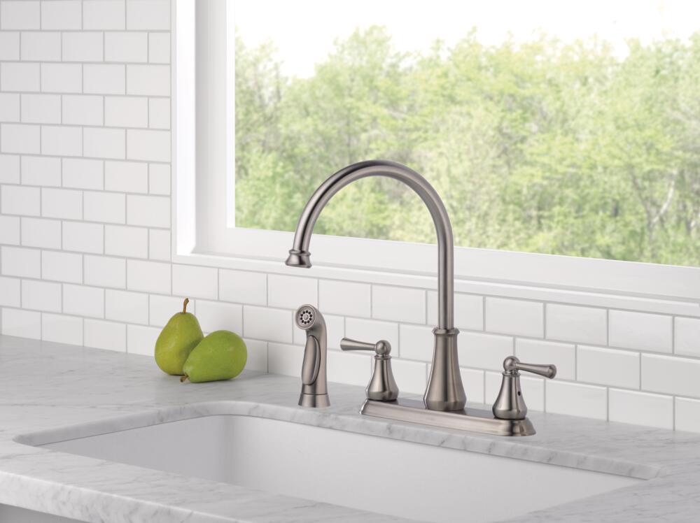 Delta Lewiston Single Handle High-Arc Kitchen Faucet