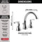 Delta Foundations Two Handle Widespread Lavatory Faucet