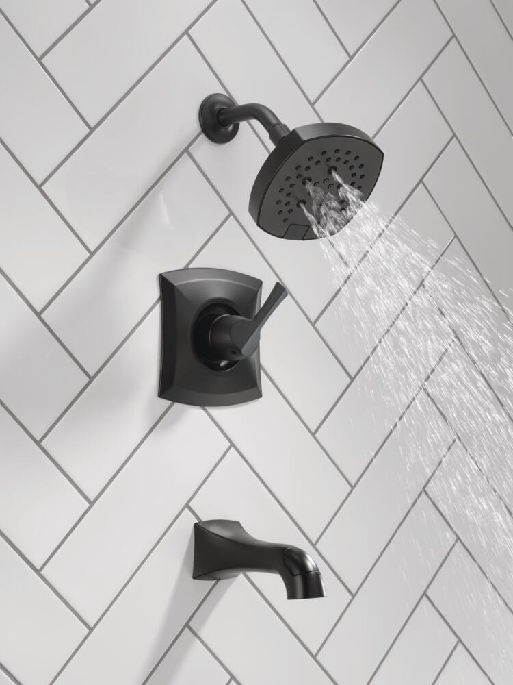 Delta Pierce Tub Shower Rough/Trim 14 Series Single Handle