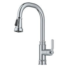 KRAUS Allyn Transitional Industrial Pull-Down Single Handle Kitchen Faucet
