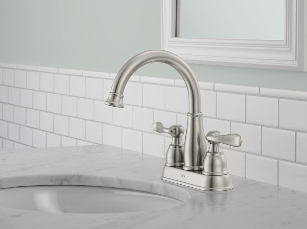 Delta Windemere Centerset Bathroom Sink Faucet Two Handle