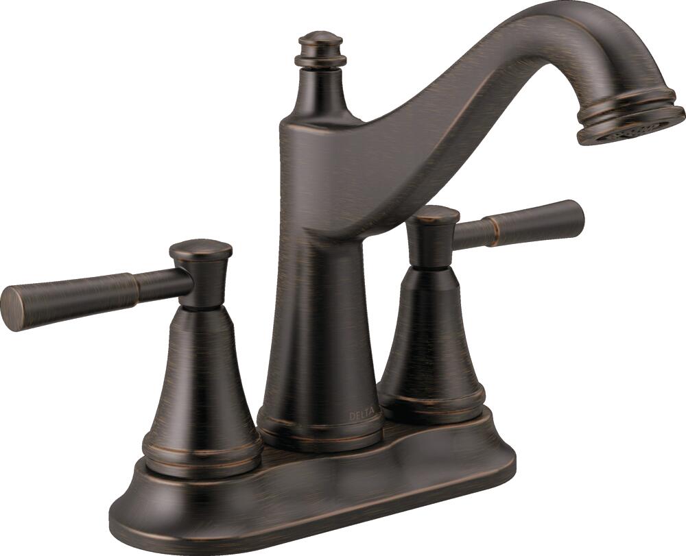 Delta Mylan Two Handle Centerset Bathroom Sink Faucet