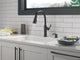 Delta Eldridge Pulldown Kitchen Faucet with Soap Dispenser Certified Refurbished