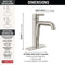 Delta Nicoli Single Handle Bathroom Sink Faucet