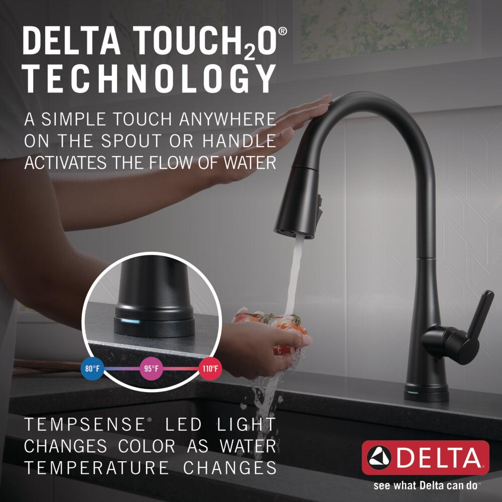 Delta Greydon 1-Handle Touch2O Pull-Down Kitchen Faucet