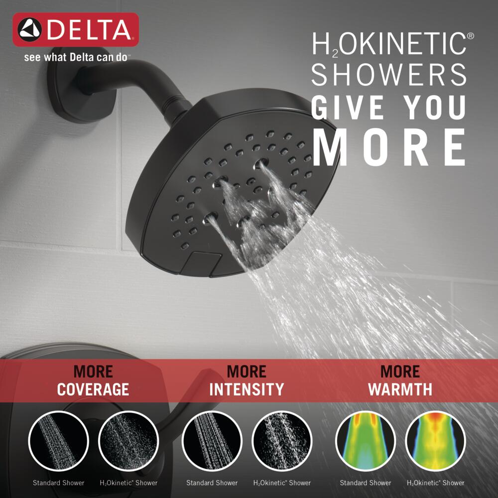 Delta Universal H2Okinetic Shower Head 1.75 GPM 5-Setting Certified Refurbished