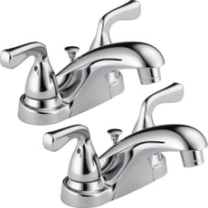 Delta Foundations Centerset Bathroom Sink Faucet Two Handle