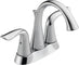 Delta Lahara Centerset Bathroom Faucet 2-Handle Tract Pack