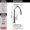 Delta Trinsic Single Handle Pull-Down Bar/Prep Faucet