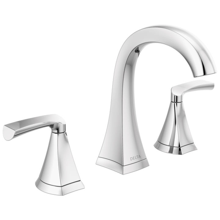 Delta Pierce Two Handle Widespread Bathroom Sink Faucet