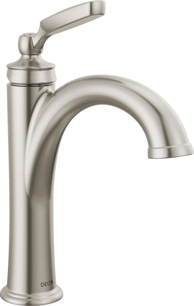 Delta Woodhurst Single Handle Single-Hole Bathroom Sink Faucet