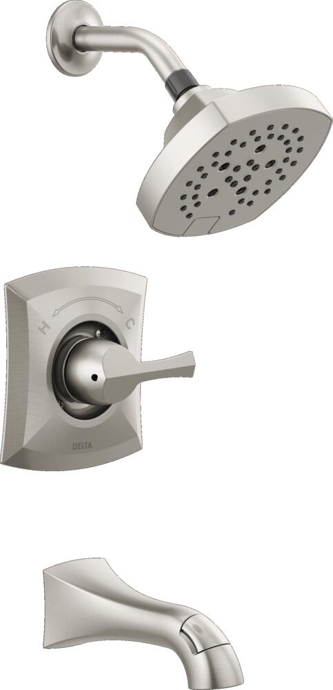 Delta Pierce Tub Shower Rough/Trim 14 Series Single Handle